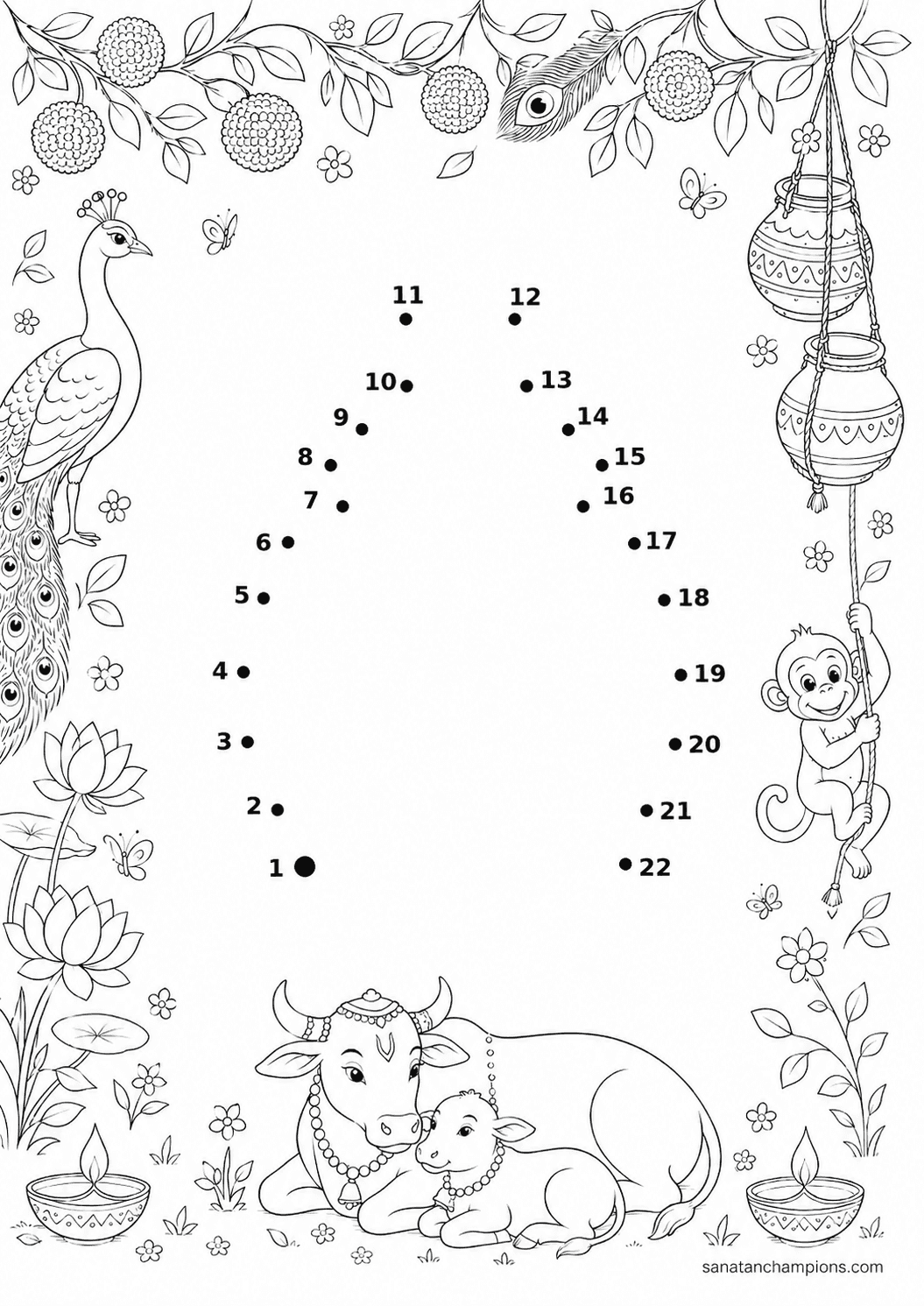For the child who carries things too fast — an illustrated dot-to-dot, ages 7–9. Opens its page.
